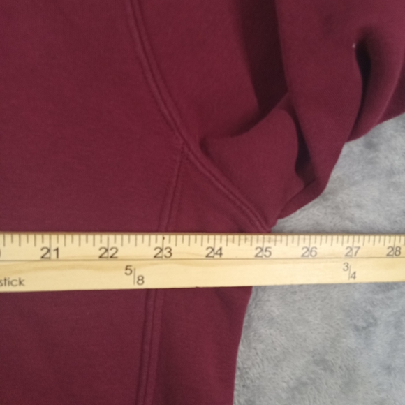 Nike Men's Burgundy Pullover Hoodie Size Large - Picture 9 of 13